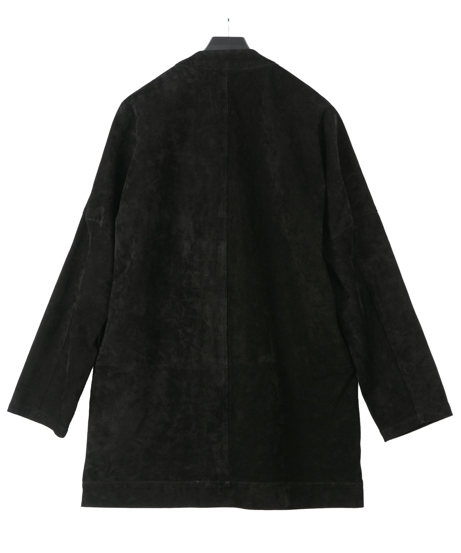 地生カーフスエード KURT オーバーカーディガン - BLACK – STRUM OFFICIAL