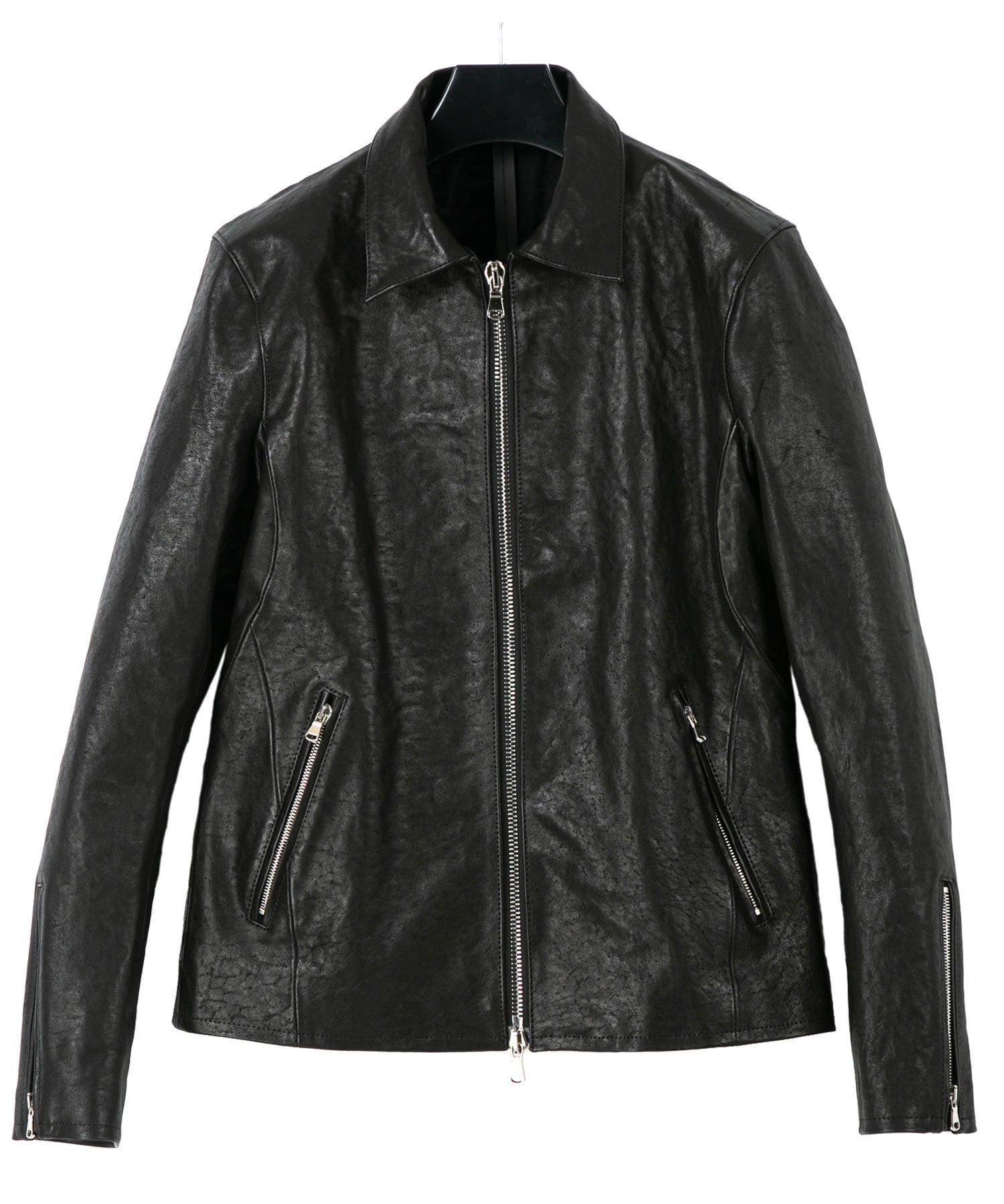 vince.　ビンス　レザージャケット　変形　ラムレザー　ブラック　S BEAMS（ビームス）レザー ブルゾン（ブルゾン レザーブルゾン