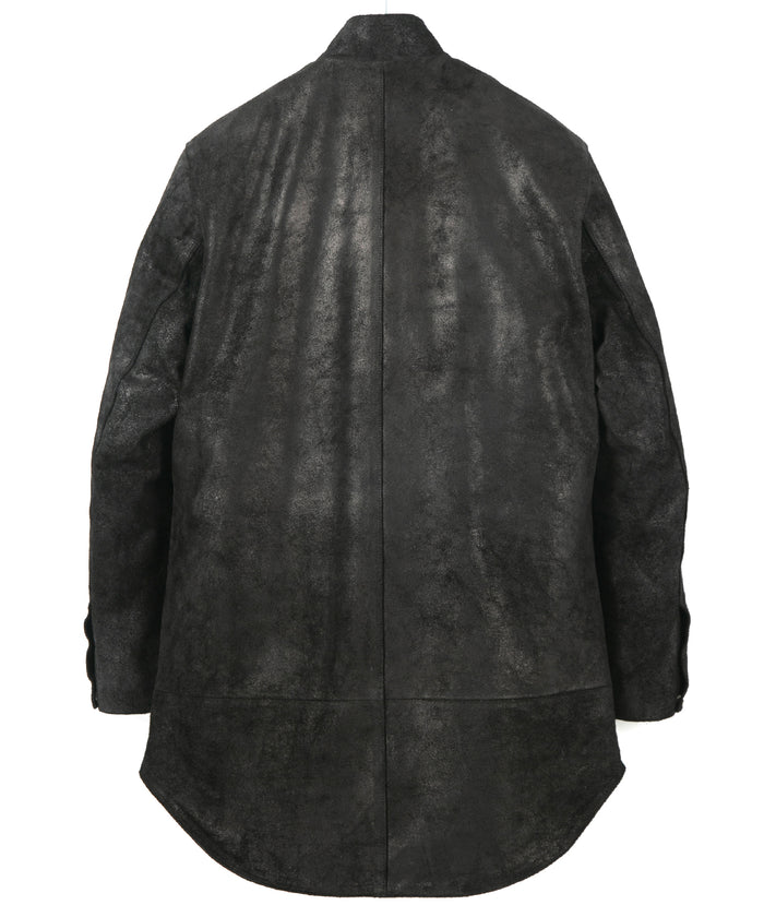 ジャパンカウ グレージングスエード TRAMPER トランパーコート - BLACK