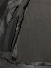 フランスストレッチラム シングルライダースジャケット