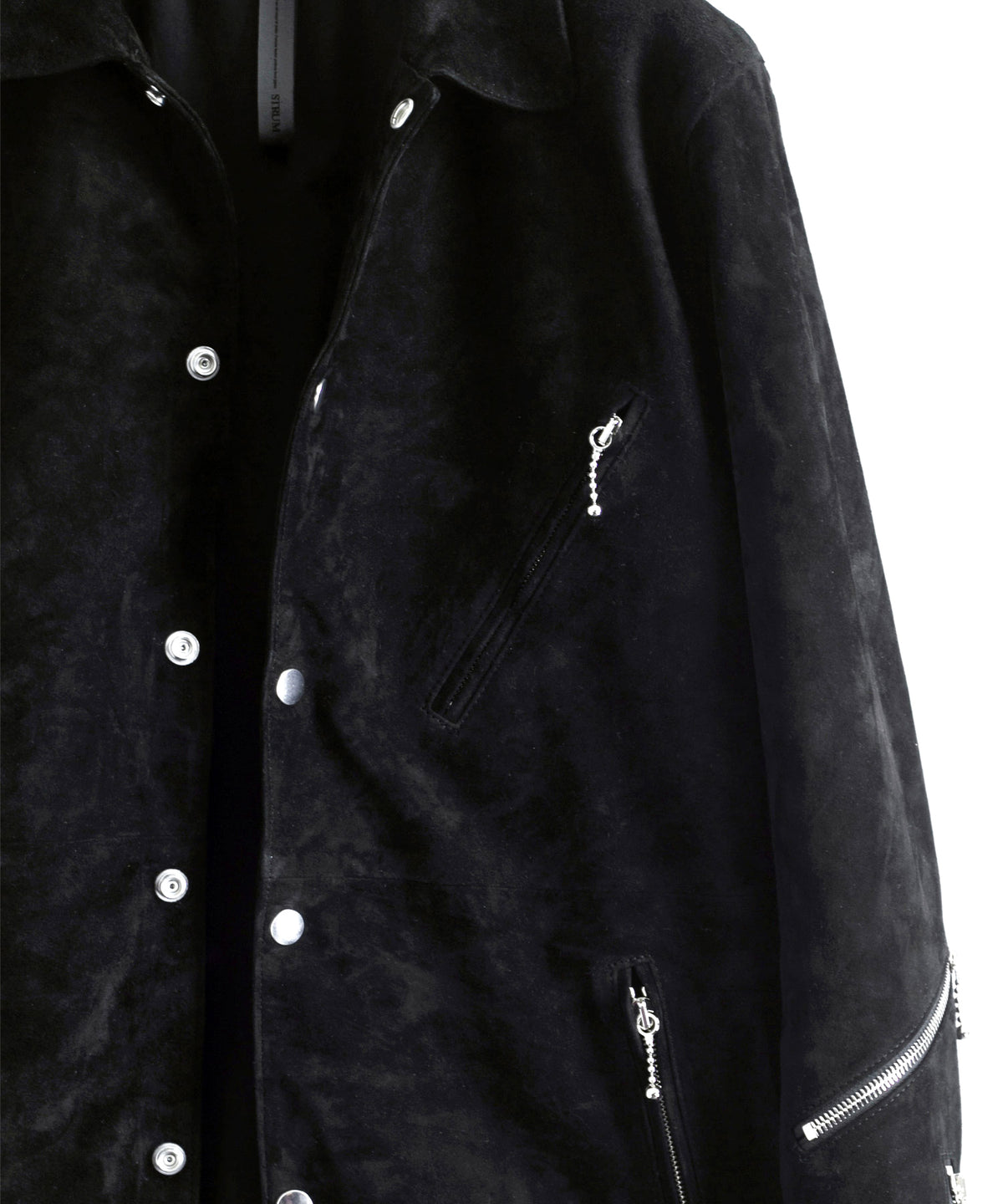 地生カーフスエード B・STAR コーチジャケット