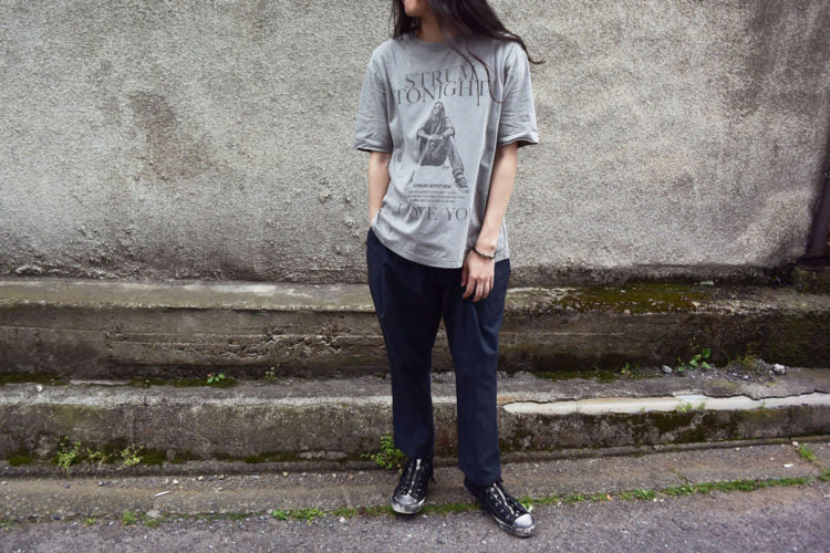 [STRUM ATTITUDE] "I LOVE YOU" Zombie T Shirts / Gray